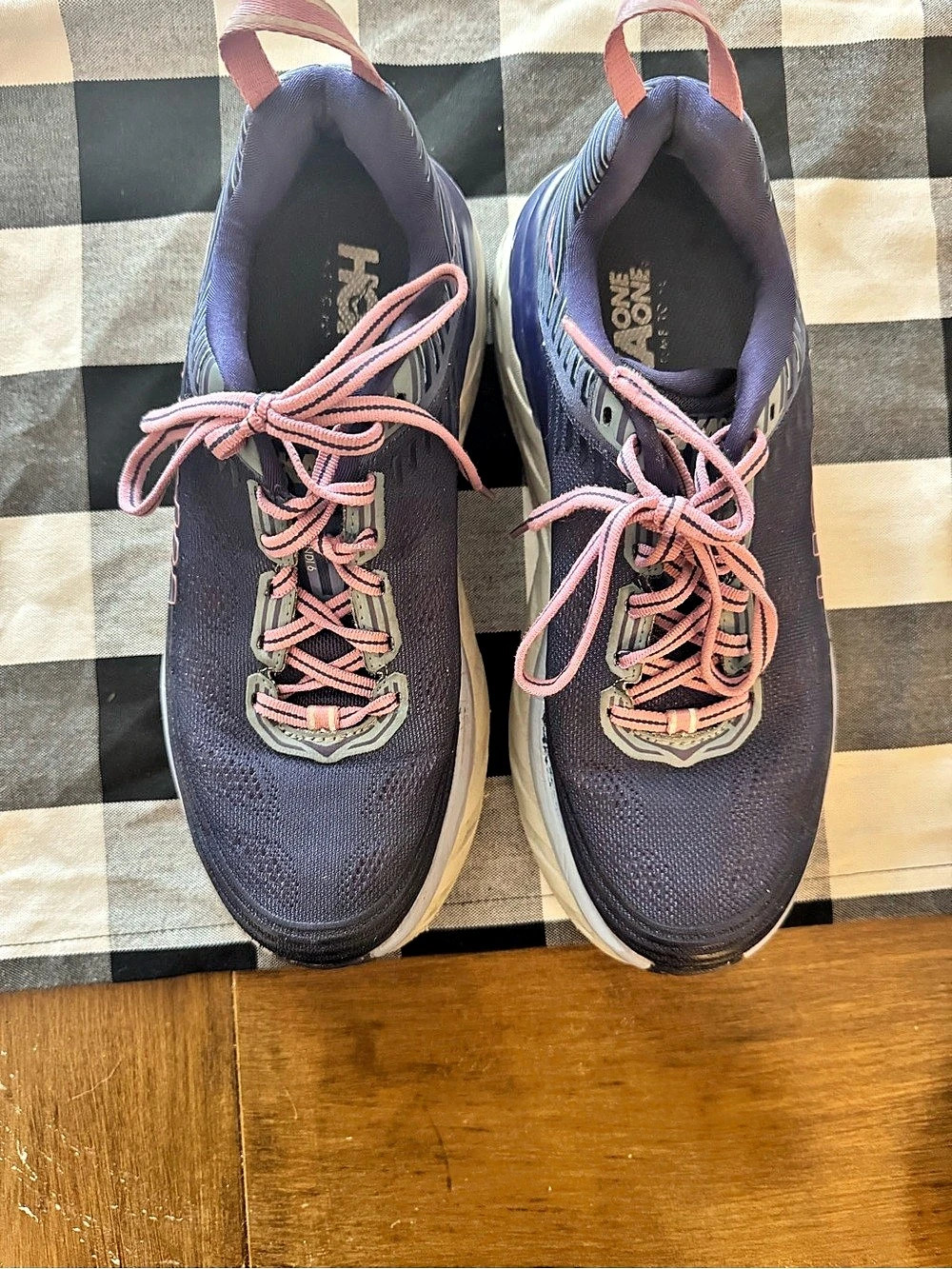 Hoka One Bondi 7 Women's Athletic Shoes Purple & Pink US 8